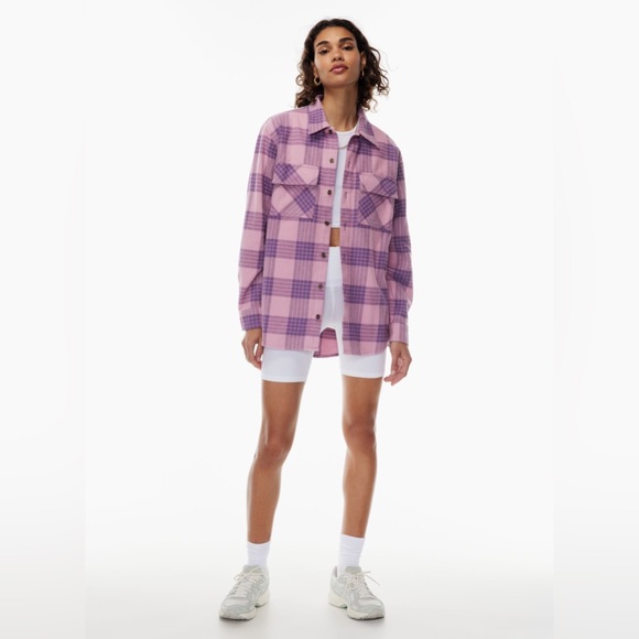 Aritzia tna plaid button up - Picture 2 of 5